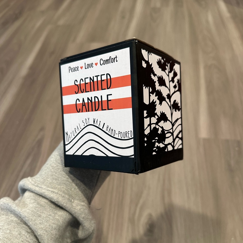 Scented Candle - Black and White